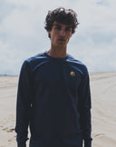 Core Sleeve Long Sleeve Tee - Ocean Blue