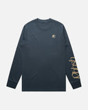 Core Sleeve Long Sleeve Tee - Ocean Blue